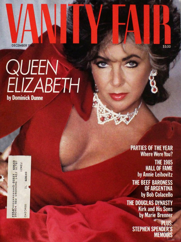 VANITY FAIR magazine side cover Issue 304  December 1985