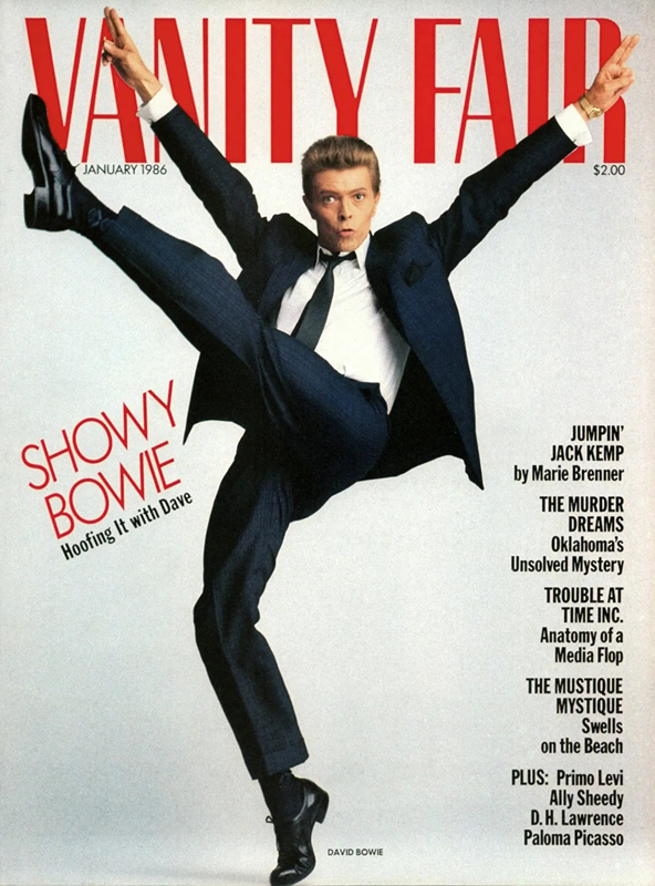 VANITY FAIR magazine side cover Issue 305  January 1986