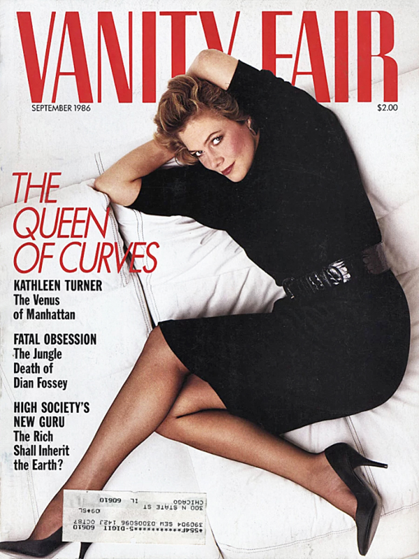 VANITY FAIR magazine side cover Issue 313  September 1986