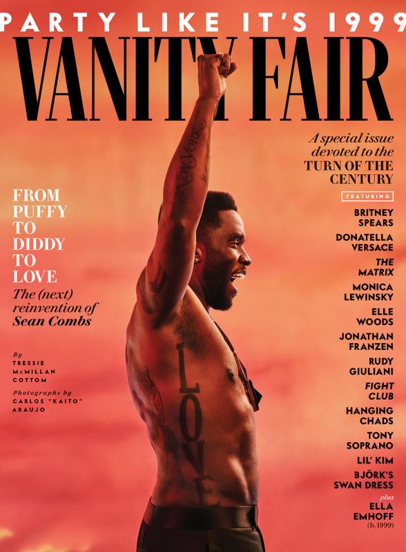 VANITY FAIR magazine side cover  September 2021