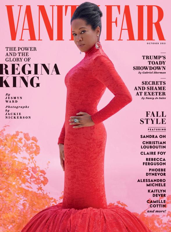 VANITY FAIR magazine side cover  October 2021