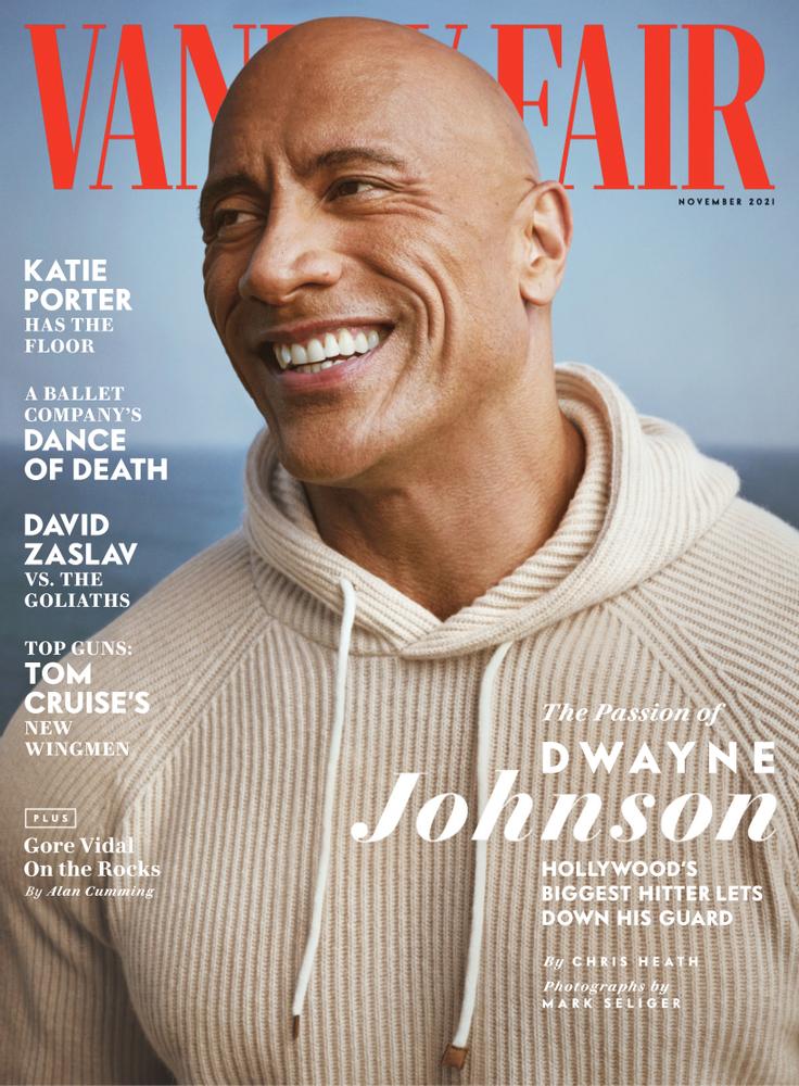 VANITY FAIR magazine side cover  November 2021