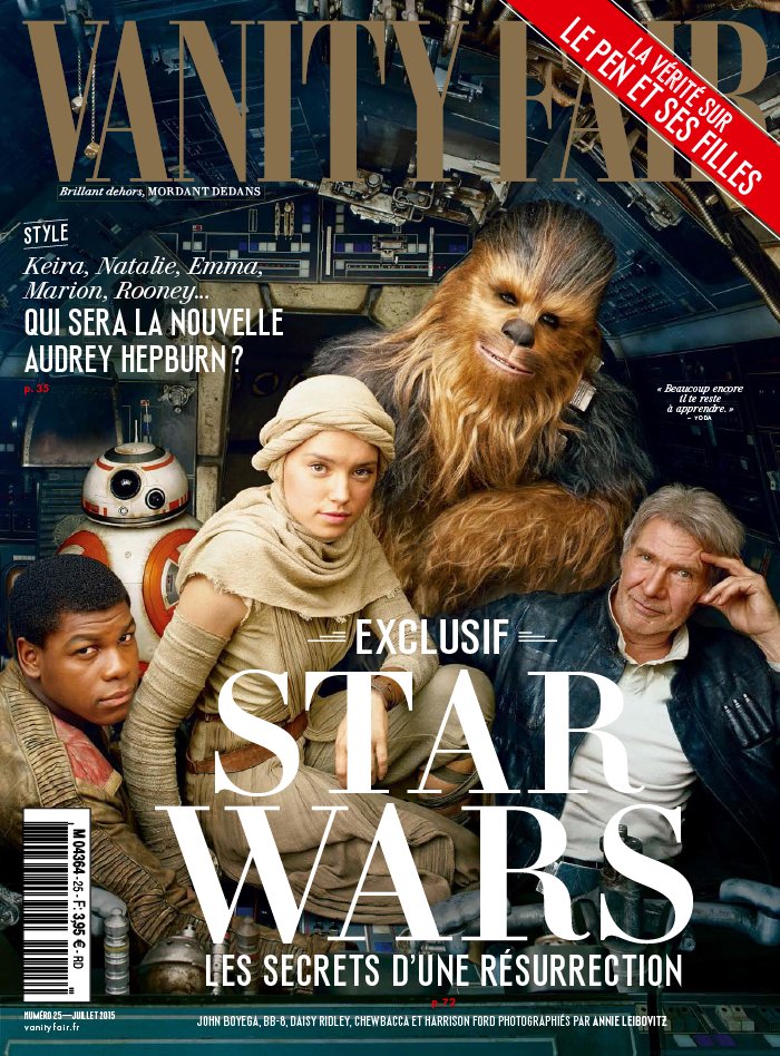 VANITY FAIR (Fr) magazine side cover Issue 25  July 2015
