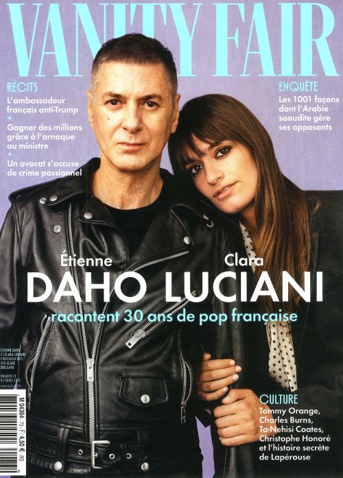 VANITY FAIR (Fr) magazine side cover Issue 73  October 2019