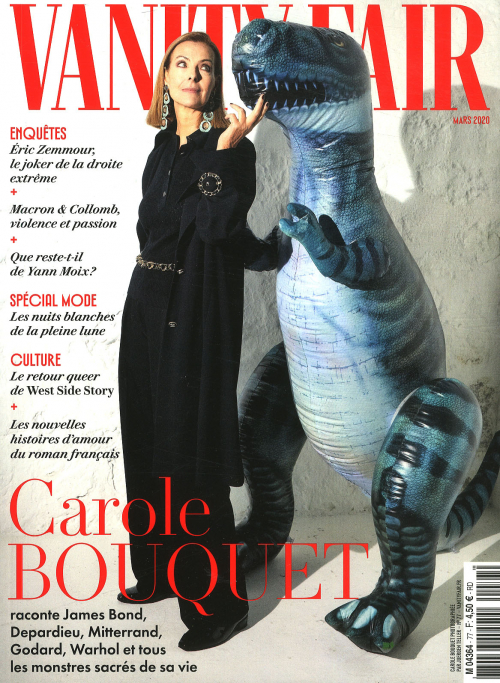 VANITY FAIR (Fr) magazine side cover Issue 77  March 2020