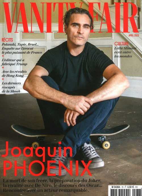 VANITY FAIR (Fr) magazine side cover Issue 78  April 2020