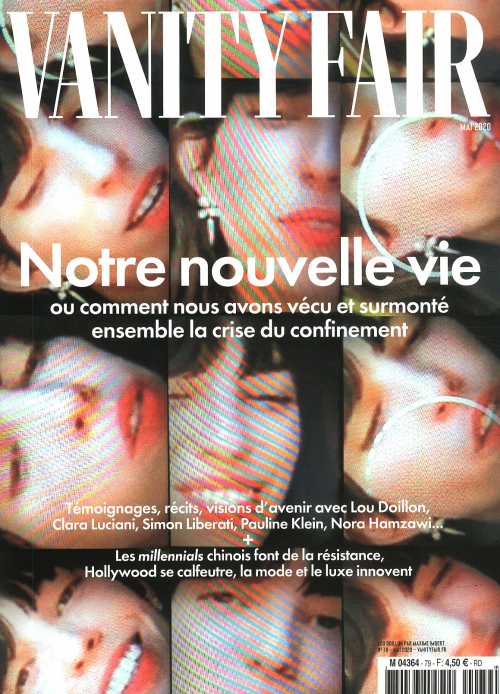 VANITY FAIR (Fr) magazine side cover Issue 79  May 2020