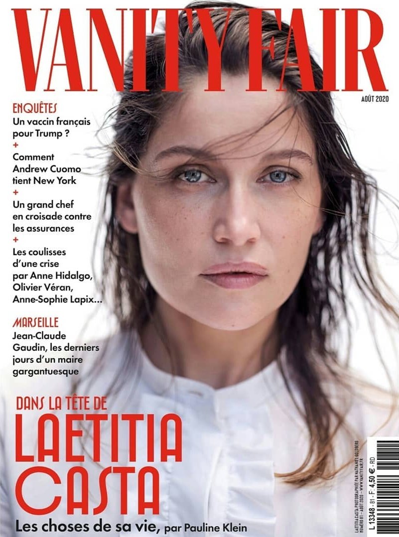 VANITY FAIR (Fr) magazine side cover Issue 81  August 2020