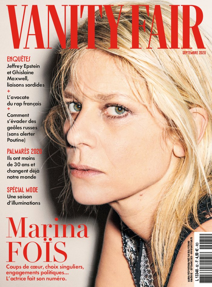 VANITY FAIR (Fr) magazine side cover Issue 82  September 2020