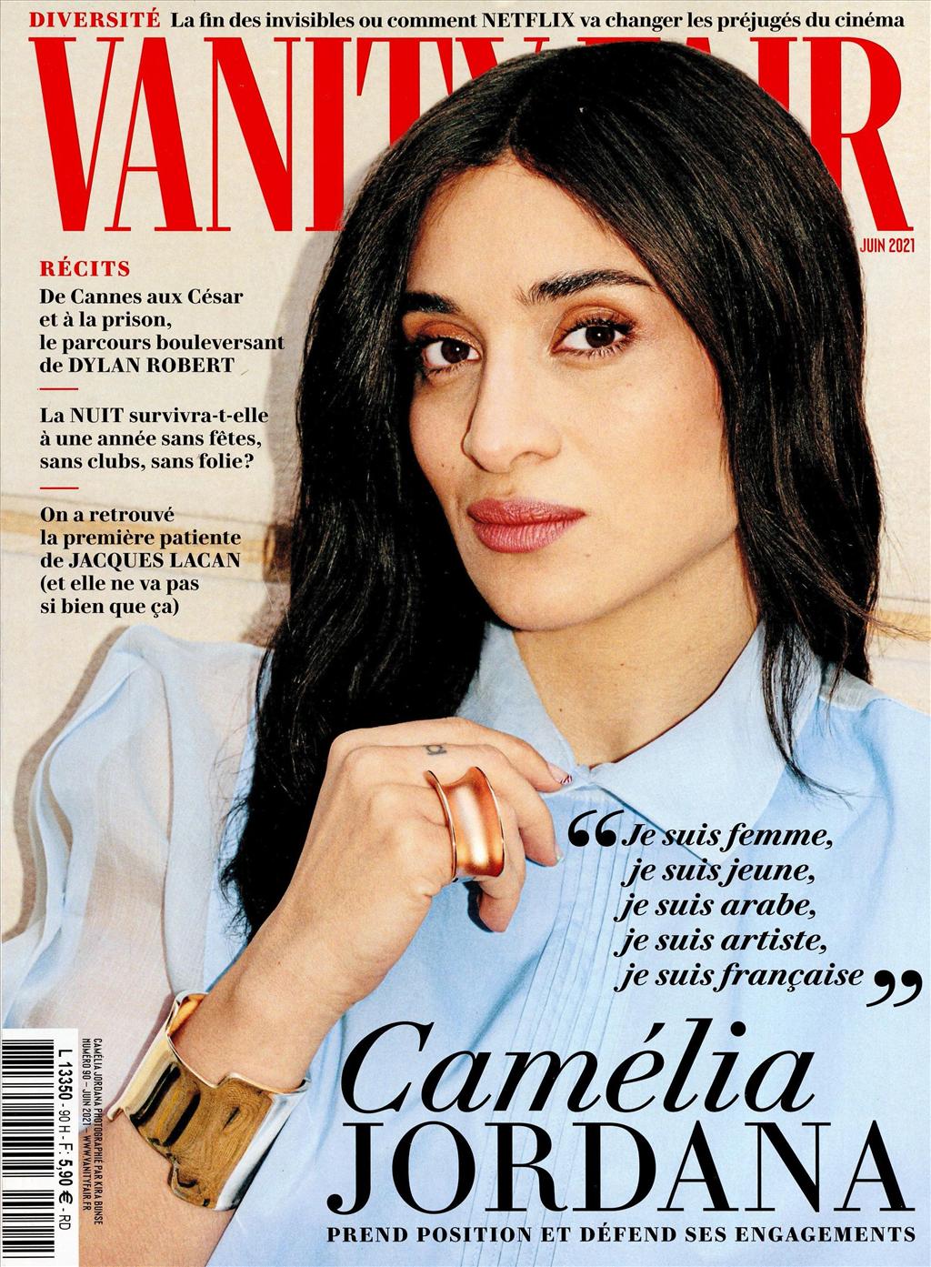 VANITY FAIR (Fr) magazine side cover Issue 90  June 2021