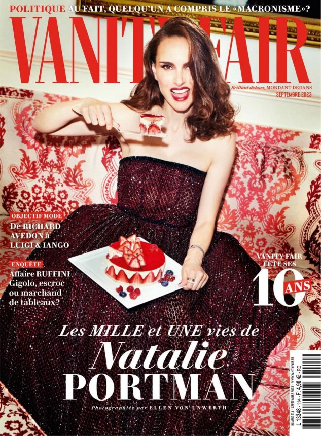 VANITY FAIR (Fr) magazine side cover  September 2023