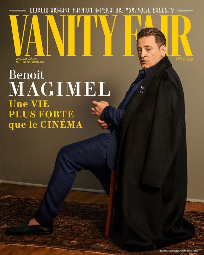 VANITY FAIR (Fr) magazine side cover  February 2024
