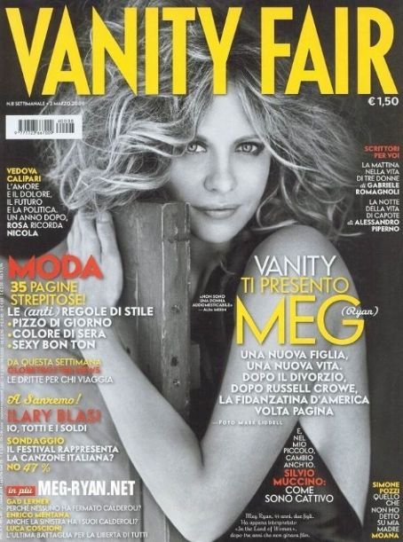 VANITY FAIR (Italy) magazine side cover 2 March 2004