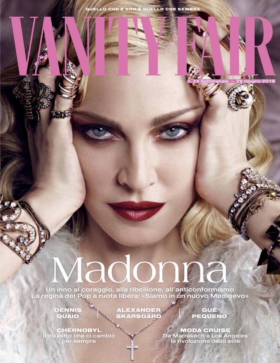 VANITY FAIR (Italy) magazine side cover Issue 25 26 June 2019