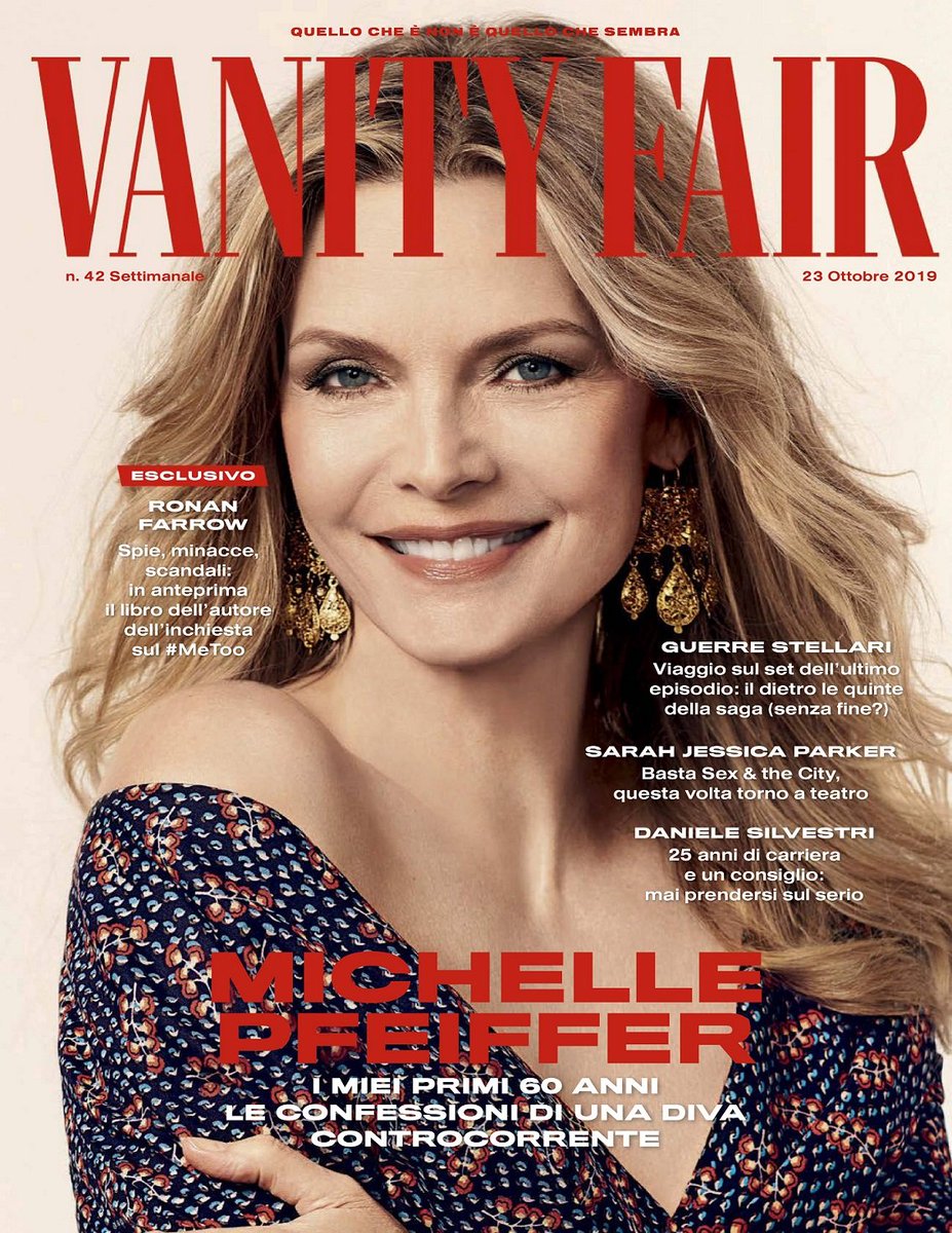 VANITY FAIR (Italy) magazine side cover Issue 42 23 October 2019