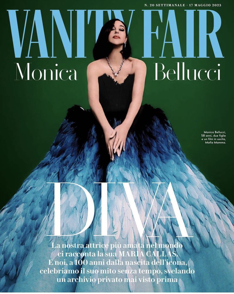 VANITY FAIR (Italy) magazine side cover  May 2023