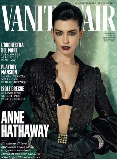 VANITY FAIR (Italy) magazine side cover Issue 15 10 April 2024