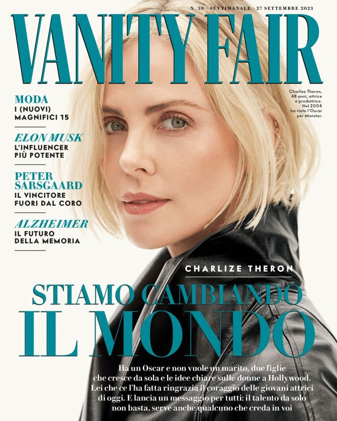 VANITY FAIR (Italy) magazine side cover 27 September 2023
