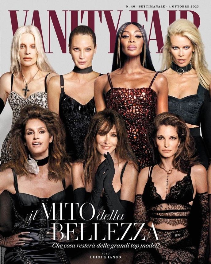 VANITY FAIR (Italy) magazine side cover 4 October 2023