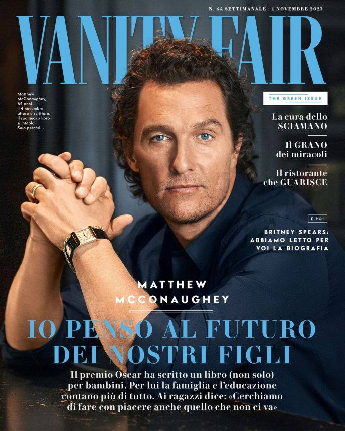 VANITY FAIR (Italy) magazine side cover 1 November 2023