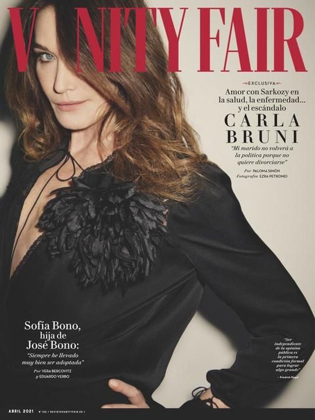 VANITY FAIR (Spain) magazine side cover  April 2021
