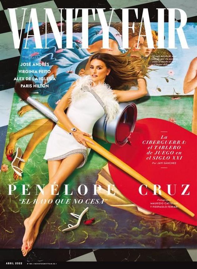VANITY FAIR (Spain) magazine side cover  April 2022
