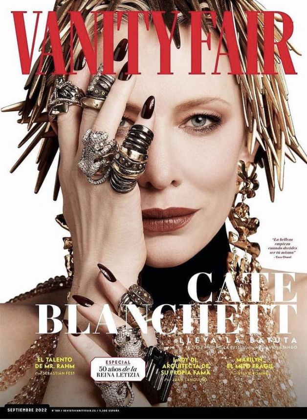 VANITY FAIR (Spain) magazine side cover  September 2022