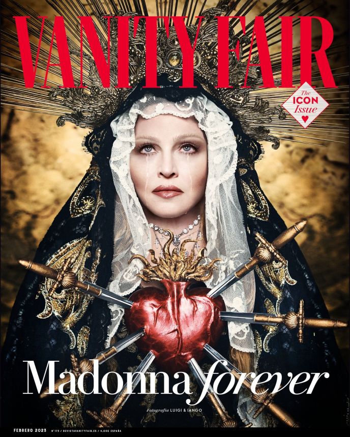 VANITY FAIR (Spain) magazine side cover  February 2023