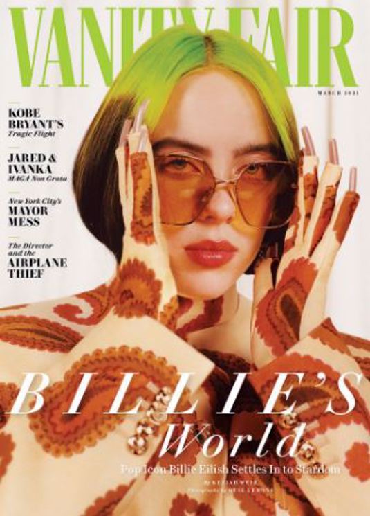 VANITY FAIR UK magazine side cover  March 2021
