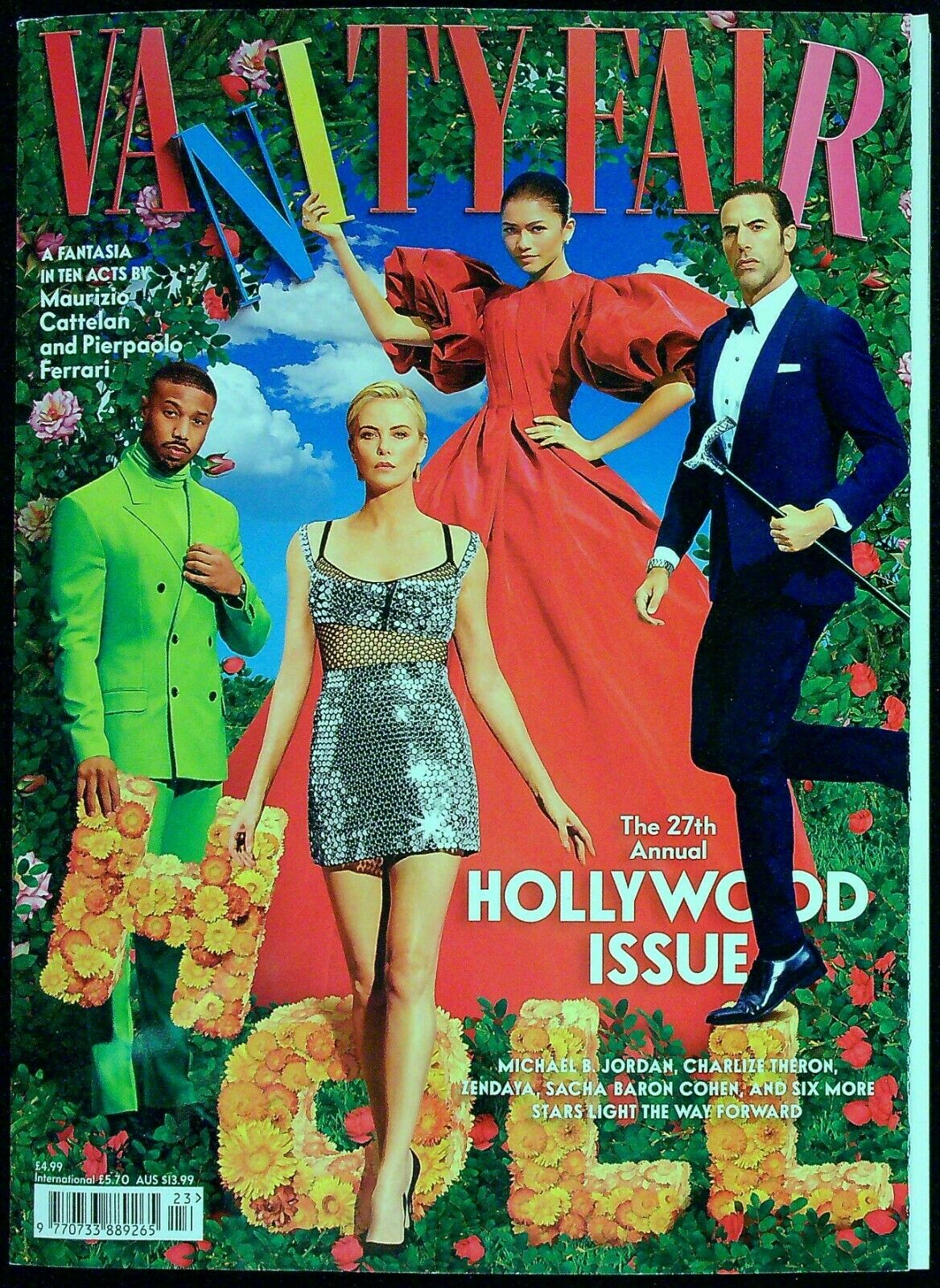VANITY FAIR UK magazine side cover  Special  April 2021