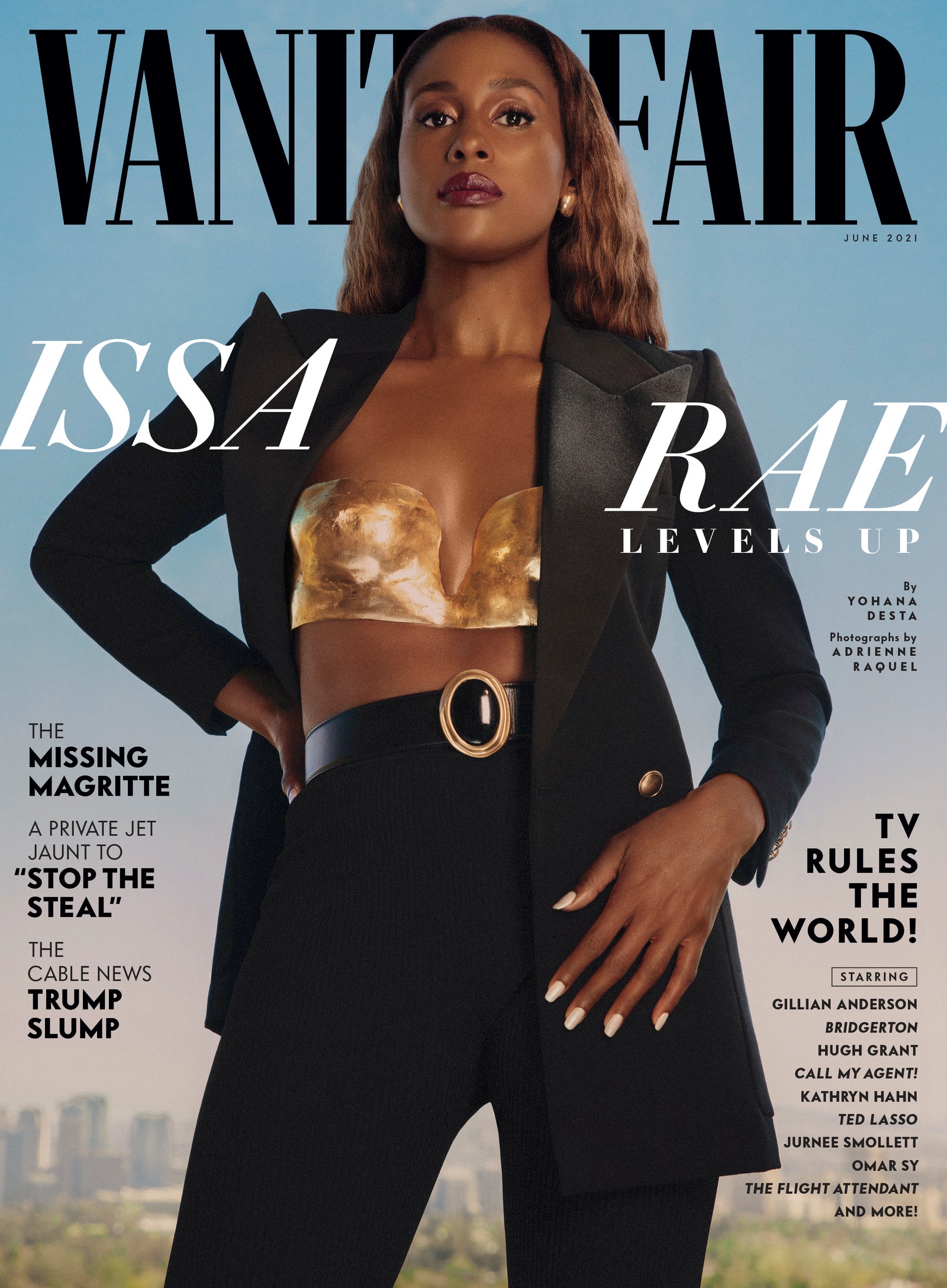 VANITY FAIR UK magazine side cover  June 2021