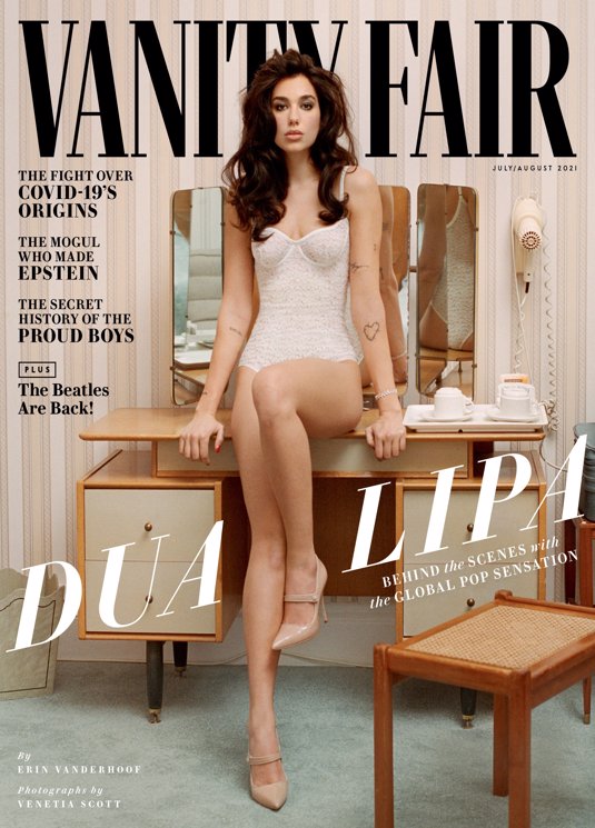 VANITY FAIR UK magazine side cover  July/August 2021