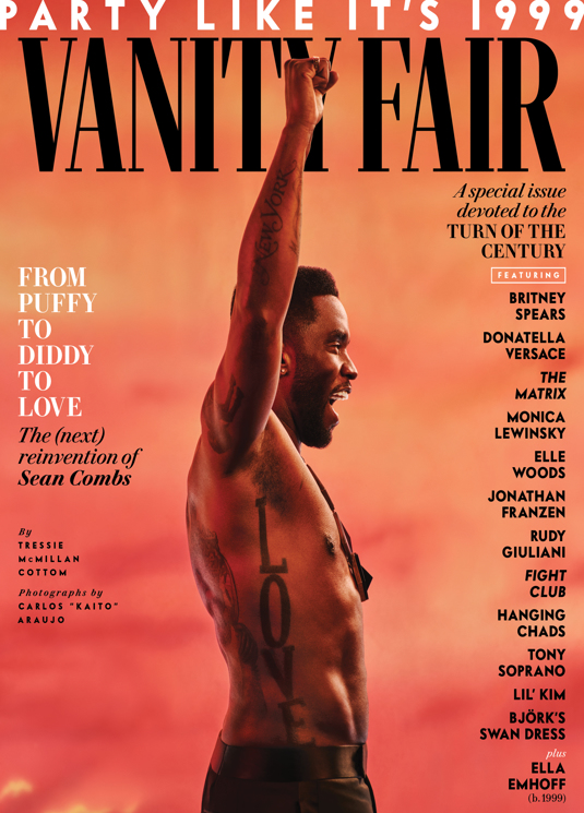VANITY FAIR UK magazine side cover  September 2021