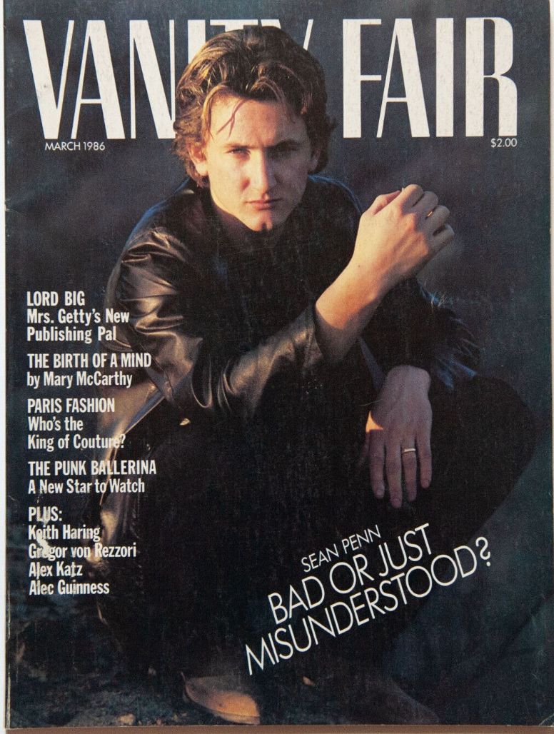 VANITY FAIR magazine side cover Issue 307  March 1986