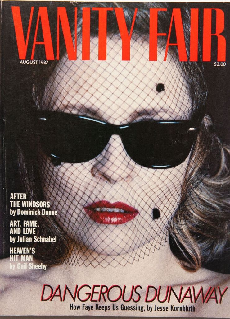 VANITY FAIR magazine side cover Issue 324  August 1987