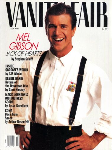 VANITY FAIR magazine side cover Issue 347  July 1989
