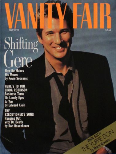 VANITY FAIR magazine side cover Issue 357  May 1990