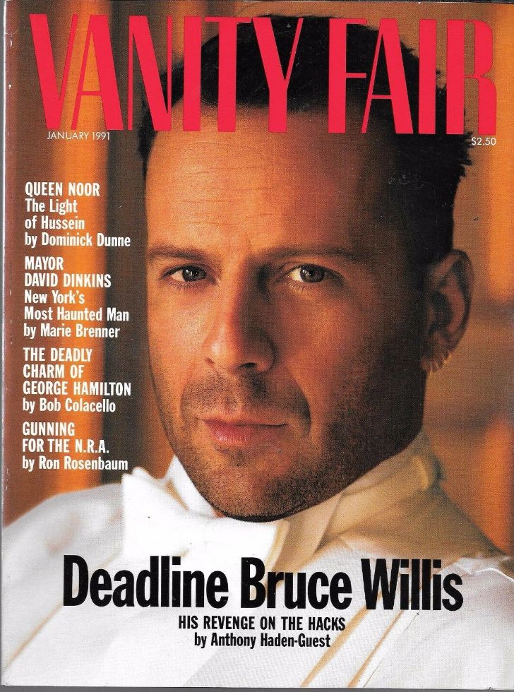 VANITY FAIR magazine side cover Issue 365  January 1991