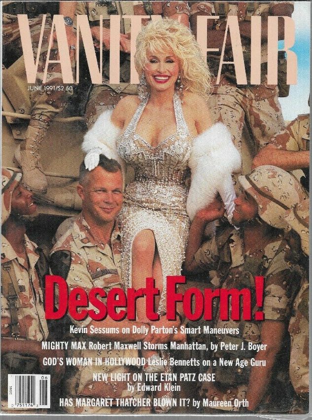 VANITY FAIR magazine side cover Issue 370  June 1991