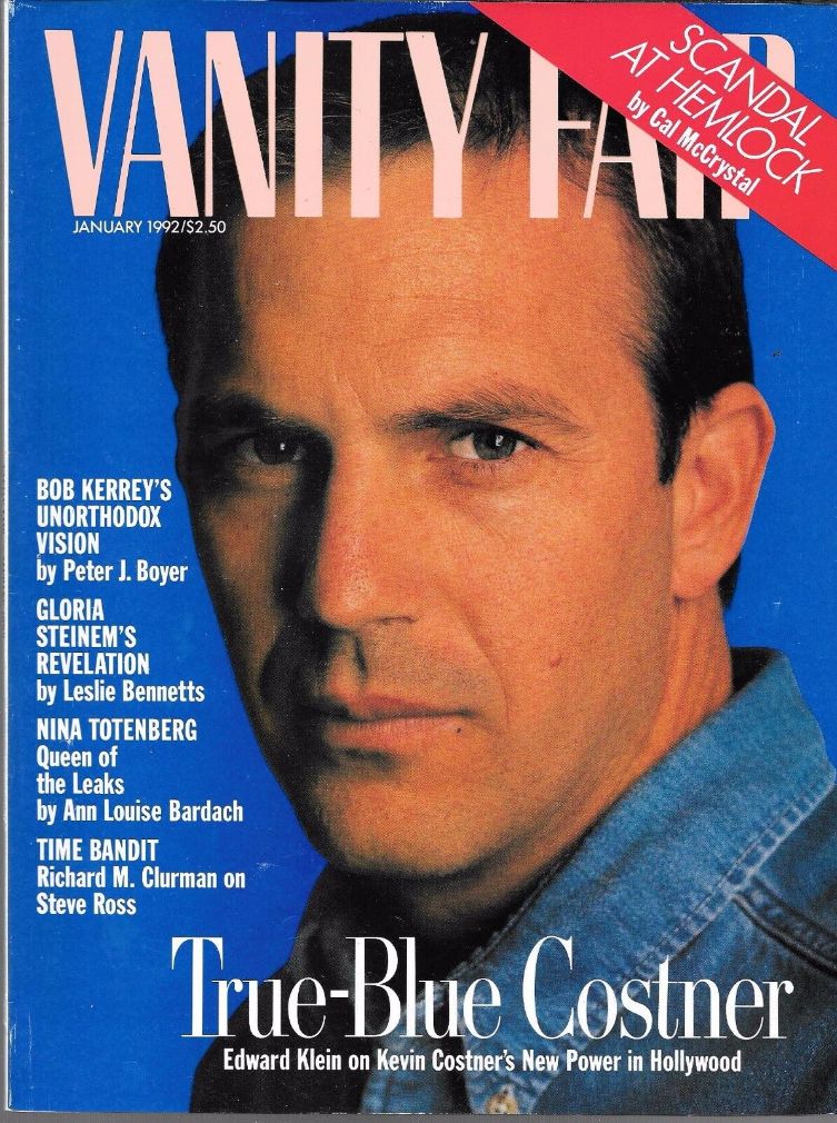 VANITY FAIR magazine side cover Issue 377  January 1992