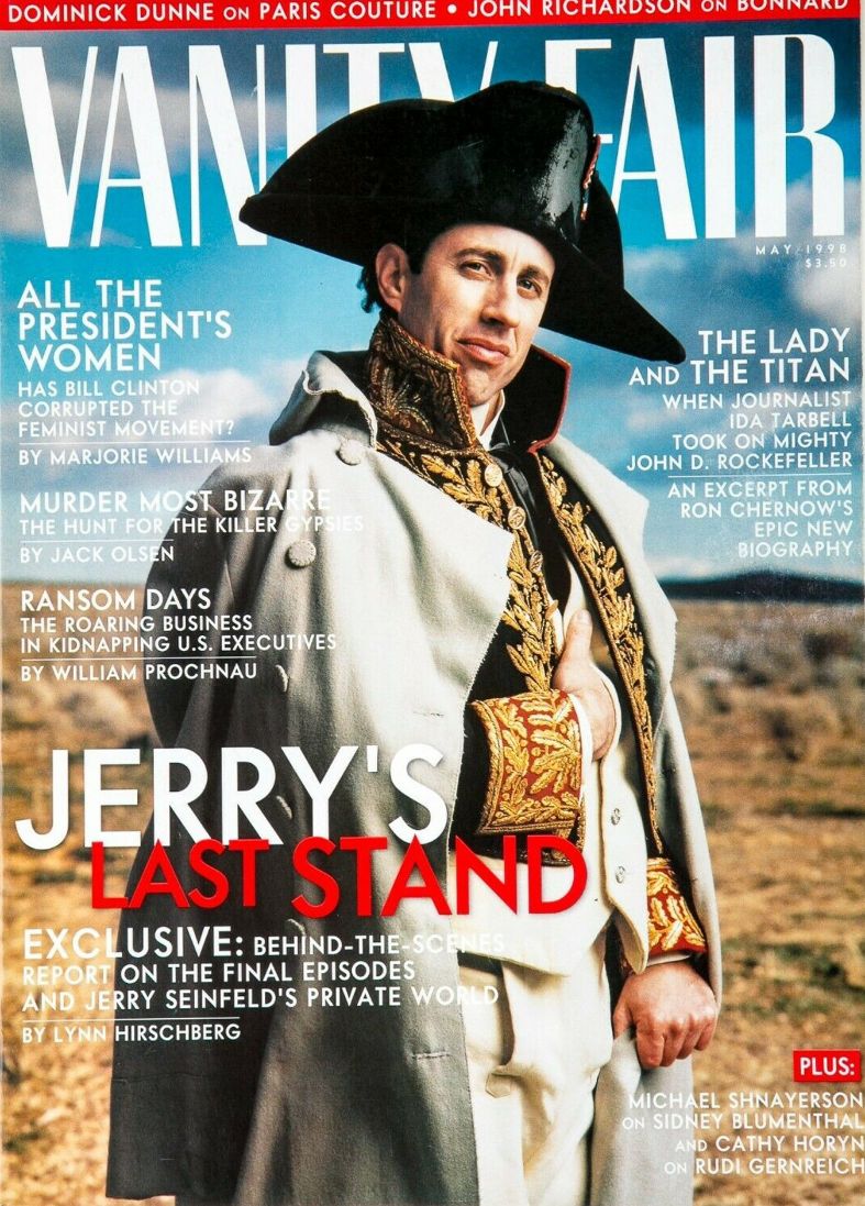 VANITY FAIR magazine side cover Issue 453  May 1998