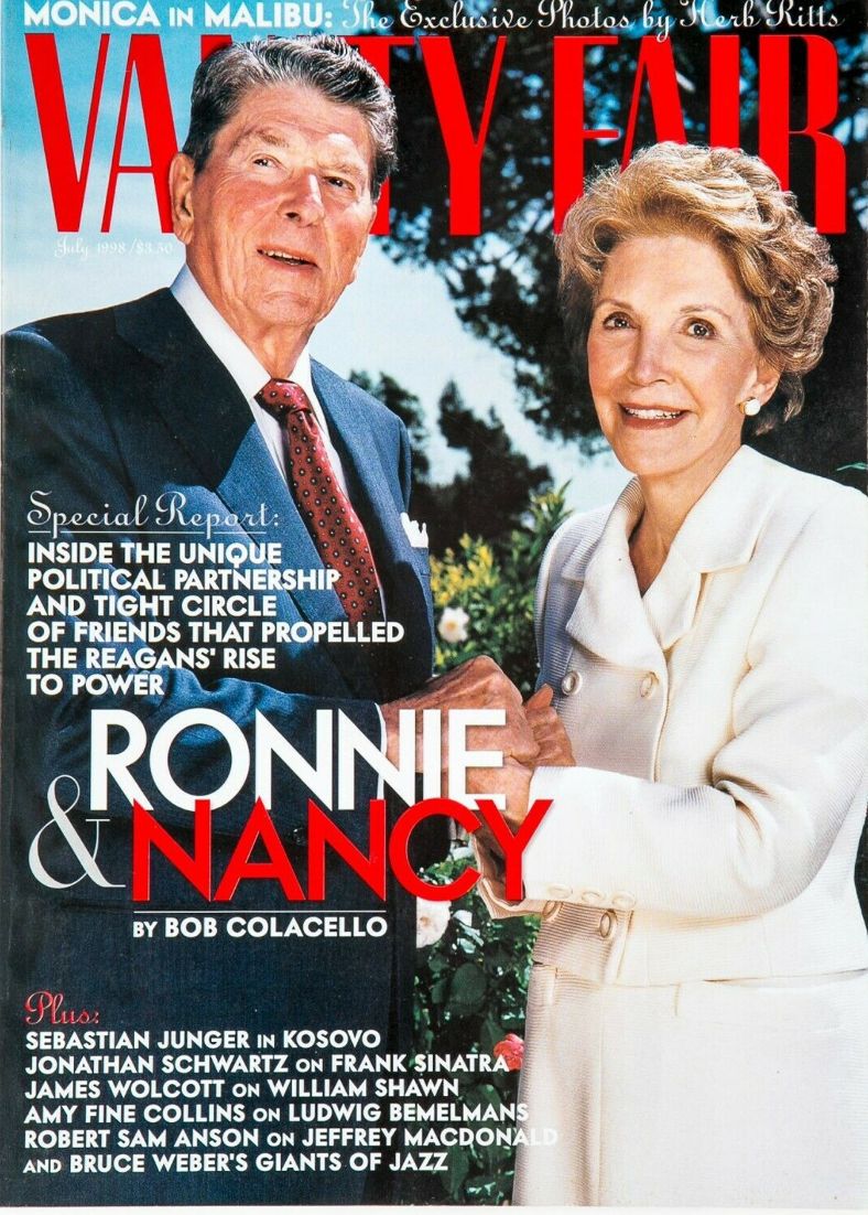 VANITY FAIR magazine side cover Issue 455  July 1998