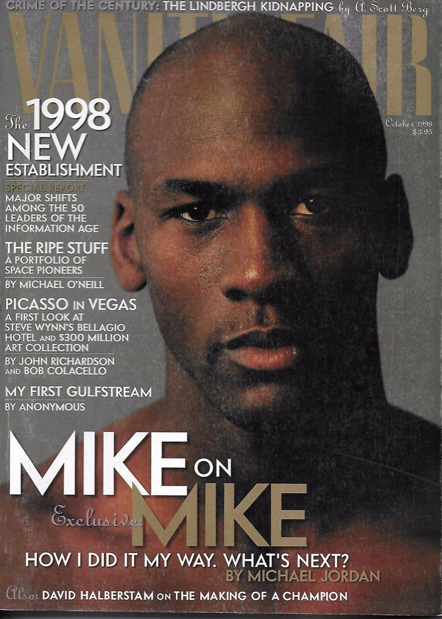 VANITY FAIR magazine side cover Issue 458  October 1998