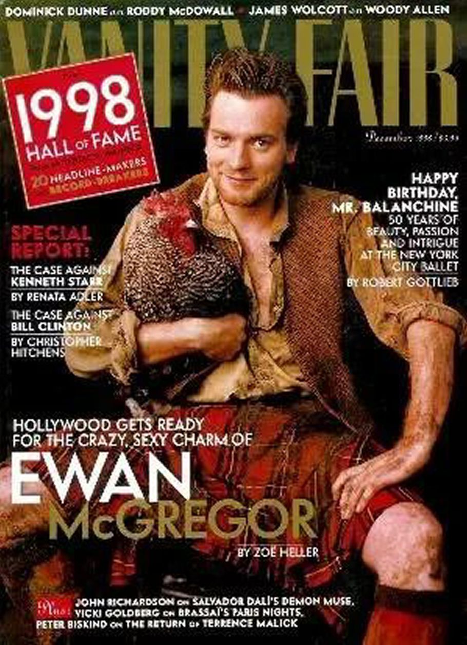 VANITY FAIR magazine side cover Issue 460  December 1998