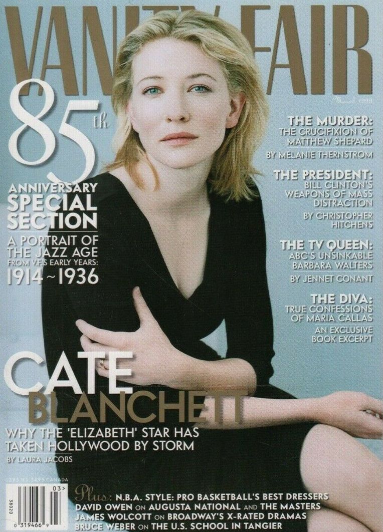 VANITY FAIR magazine side cover Issue 463  March 1999