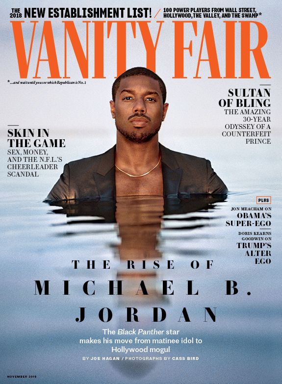 VANITY FAIR magazine side cover  November 2018