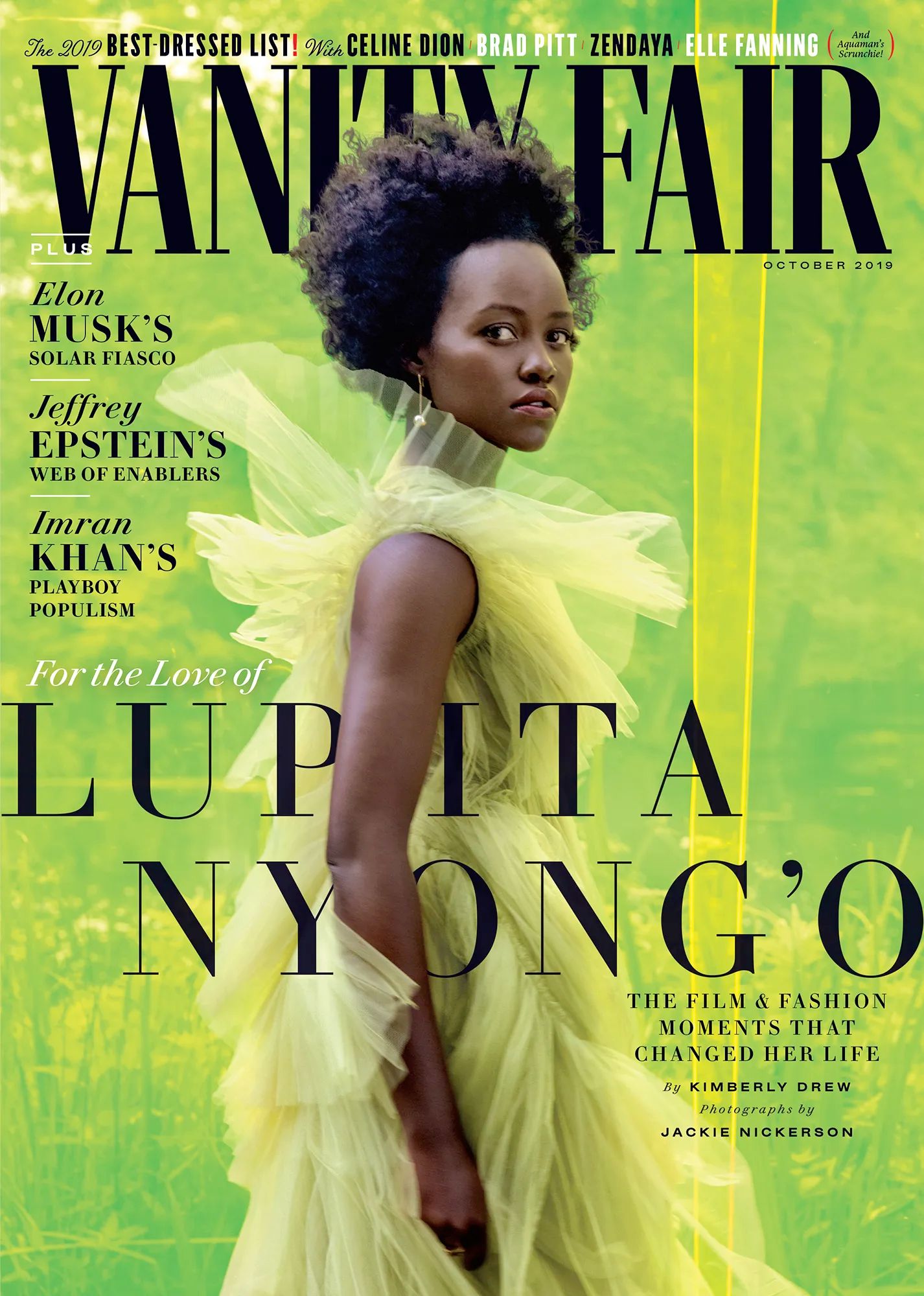 VANITY FAIR magazine side cover  October 2019