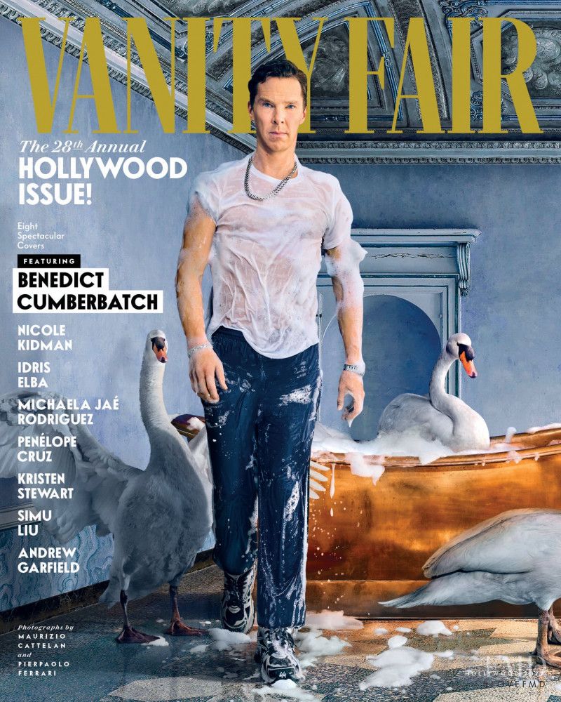 VANITY FAIR magazine side cover  March 2022