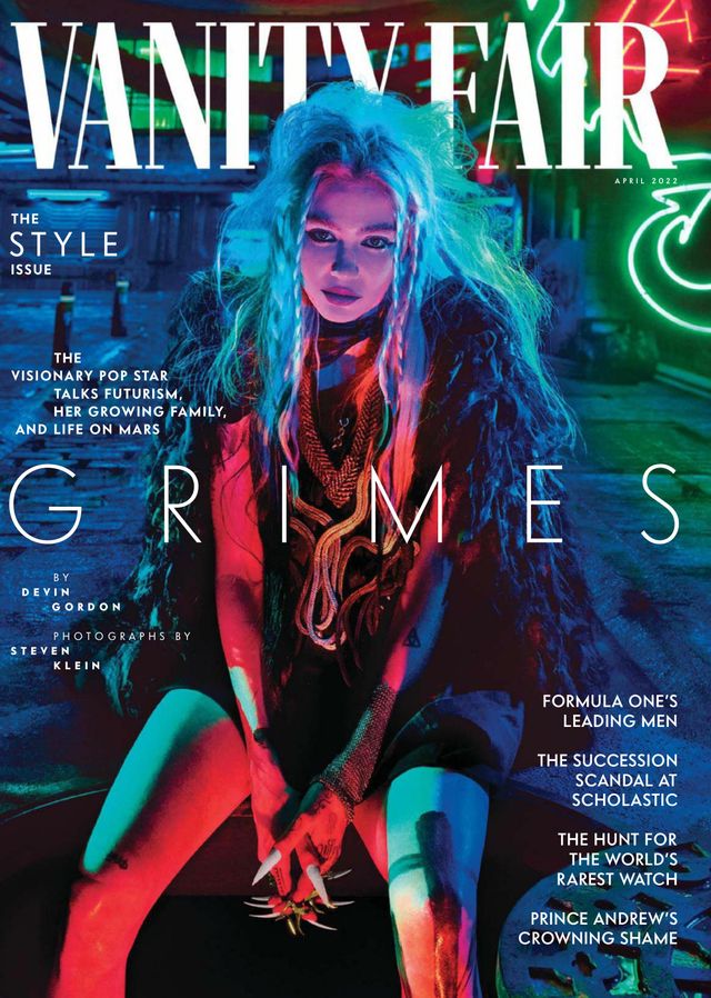 VANITY FAIR magazine side cover  April 2022