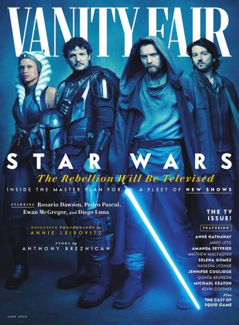 VANITY FAIR magazine side cover  June 2022
